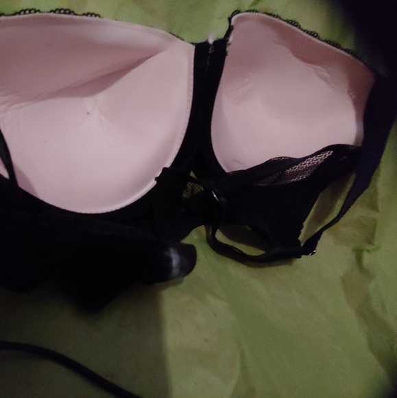 ❤Daisy Fuentes Lovely Floral Mesh Padded Bra NWOT - Picture 2 of 8